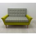 1960's Style Sofa Two Tone Lime